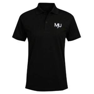 เสื้อโปโล MJU สีดำ