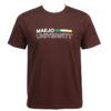เสื้อยืดคอกลม MJU สีน้ำตาล